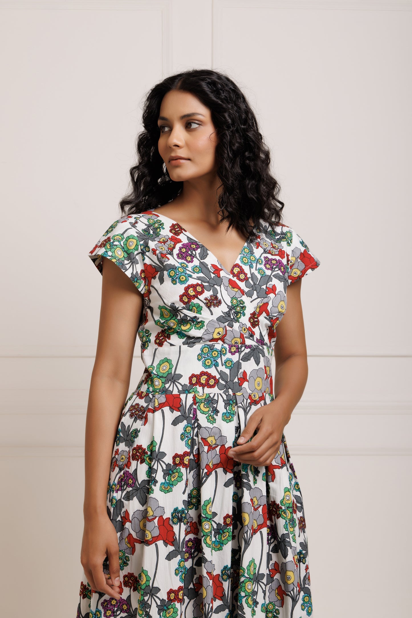 50s dress - lolita print