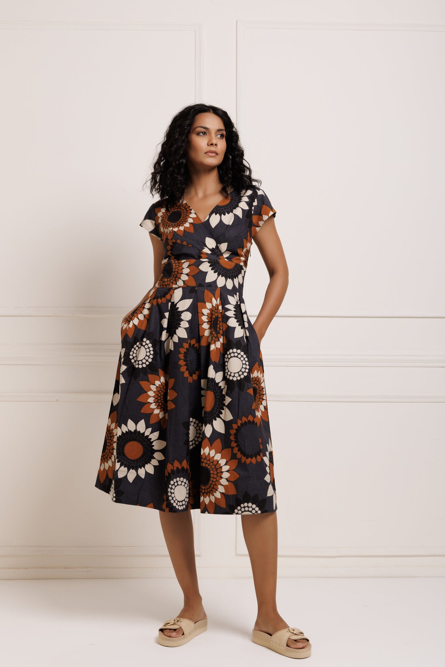 50s dress - Sunflower