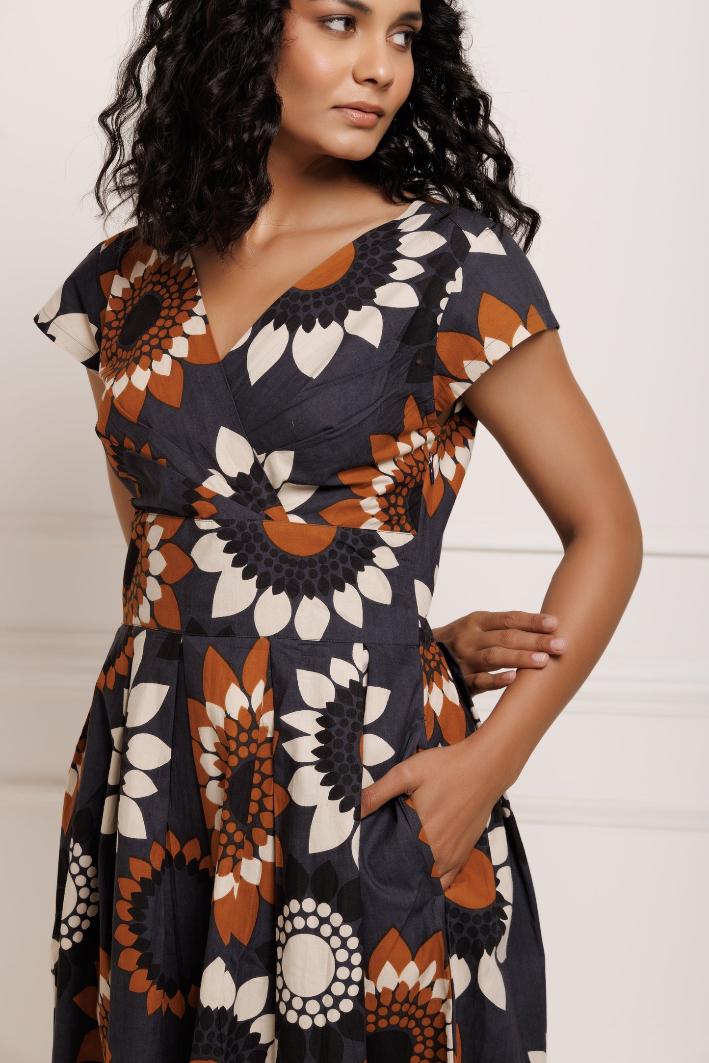 50s dress - Sunflower