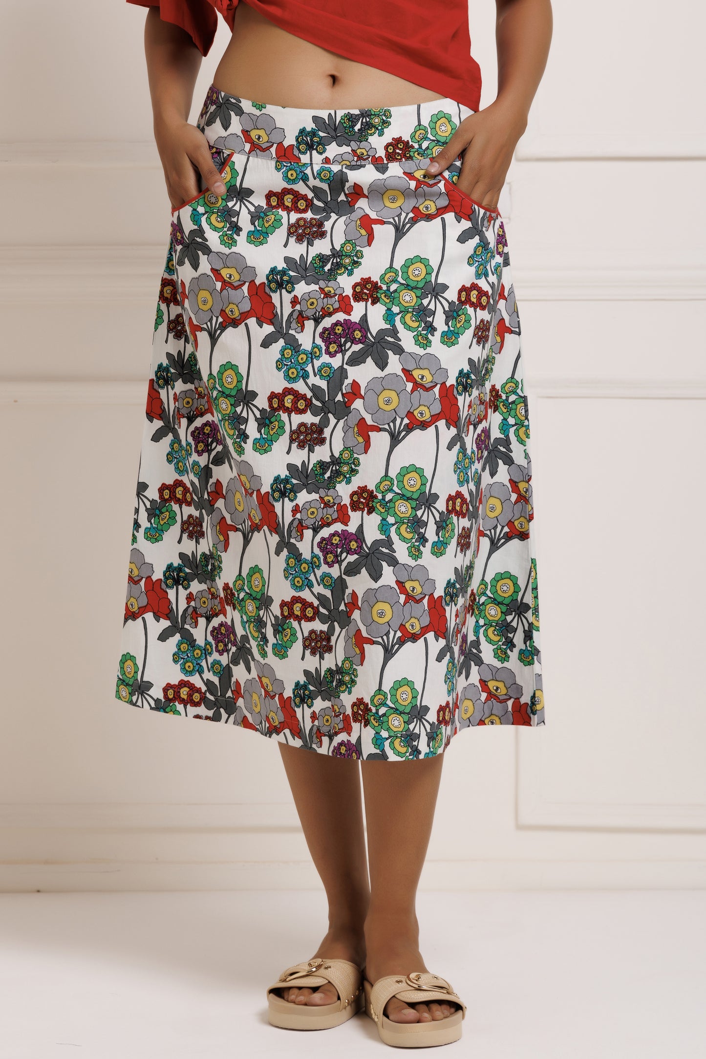 Jesse skirt in lolita print