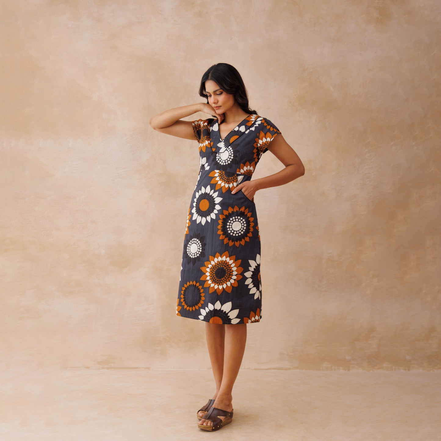 Ada dress - Sunflowers