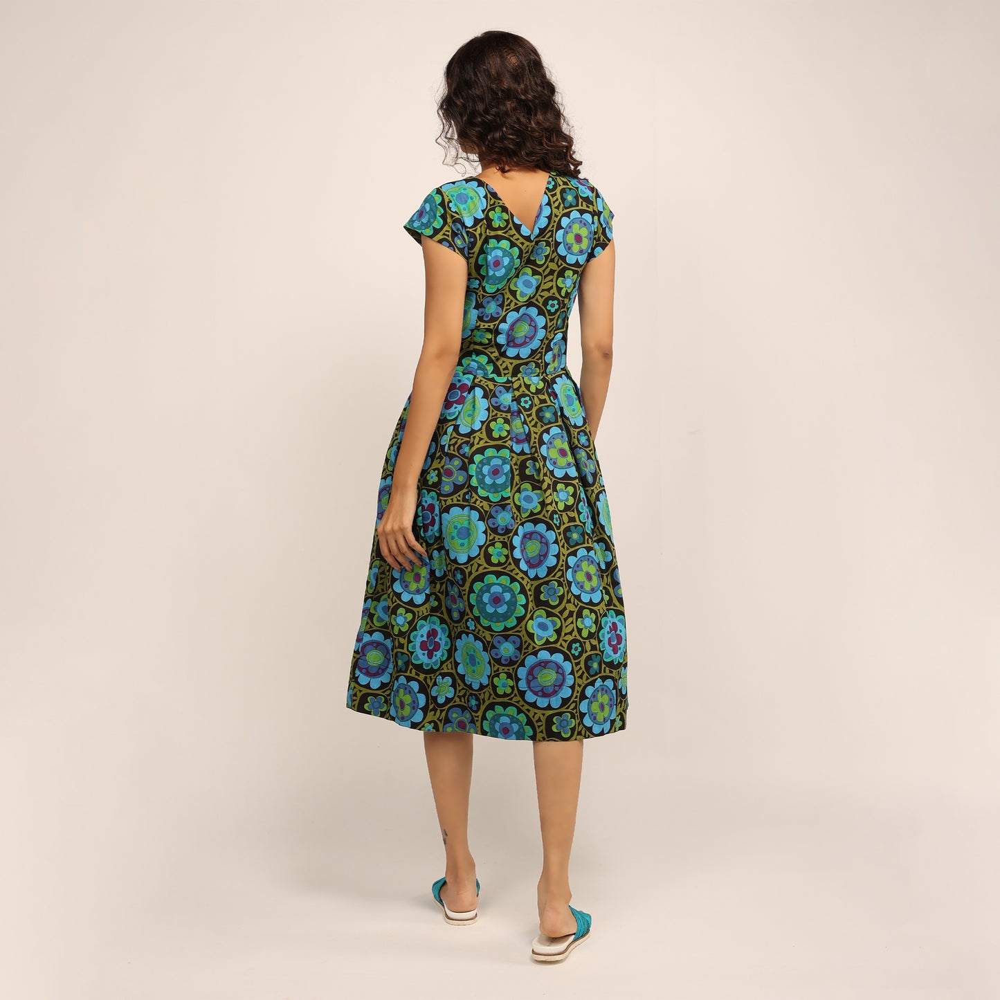 50's Dress - Turquoise Mod