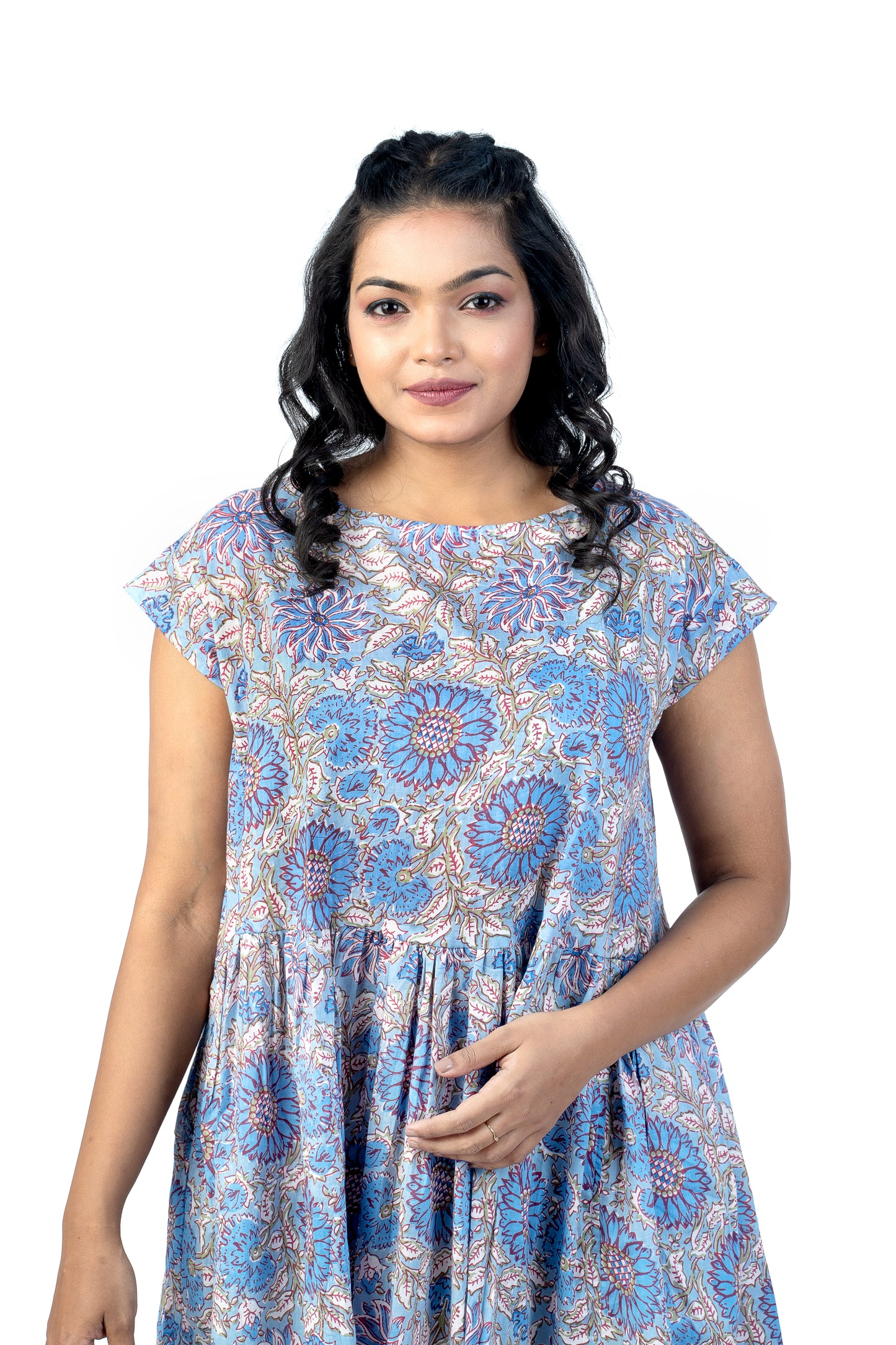 Swing dress - Blue dress