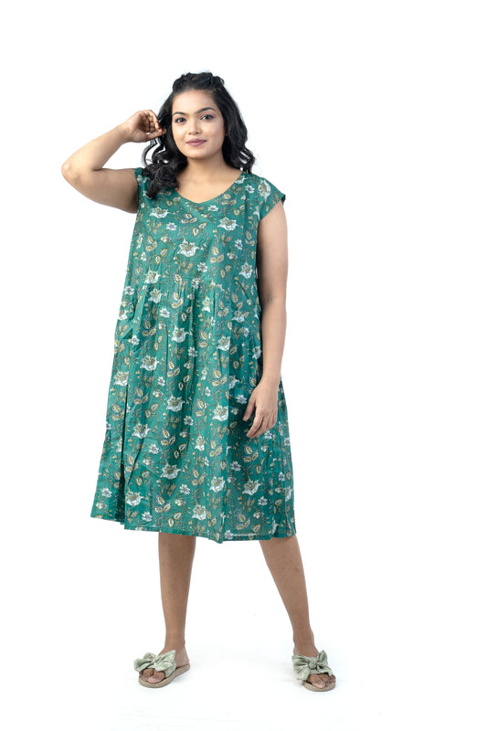 Alison dress - emerald