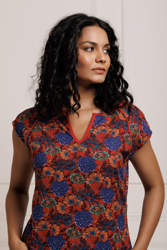 New Spicy tunic - Scarlet