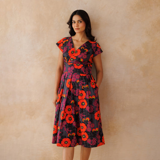 50s dress - Elsie print