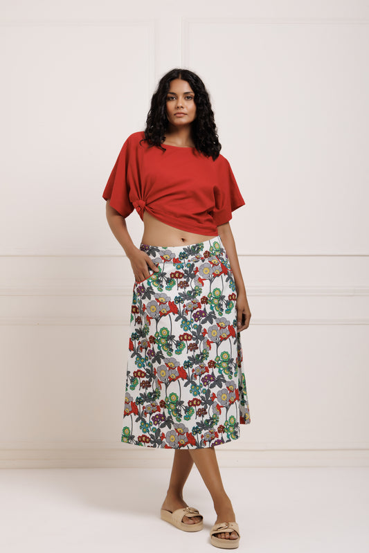 Jesse skirt in lolita print