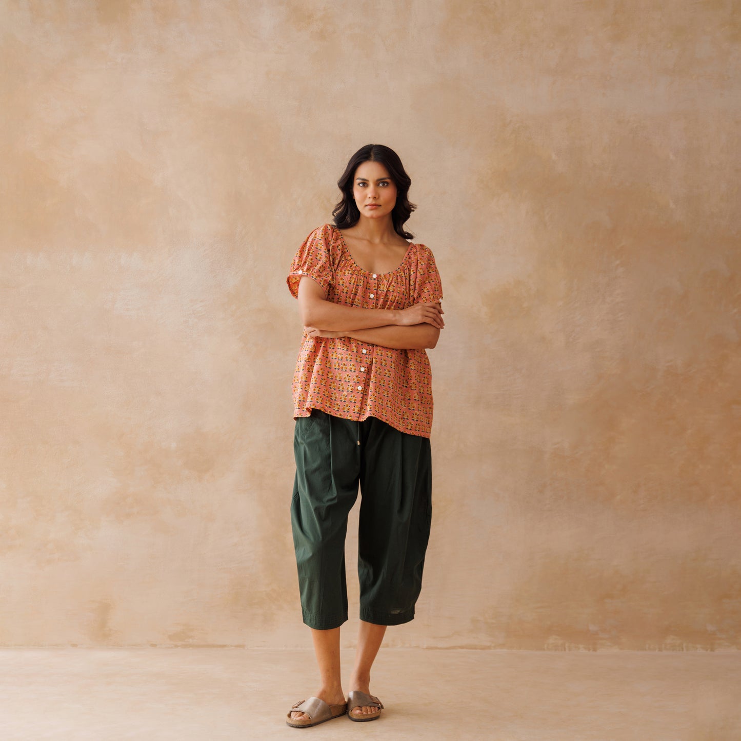 Bella top - Earthy pink