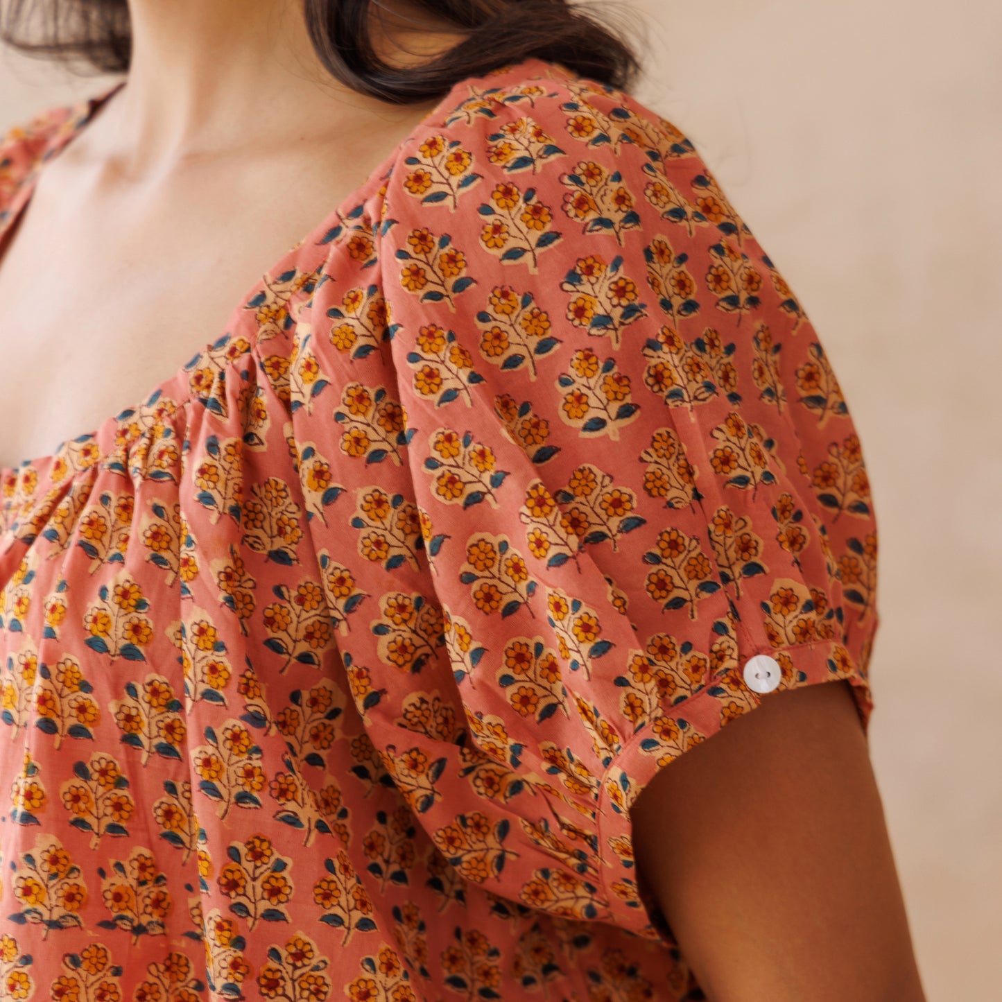 Bella top - Earthy pink