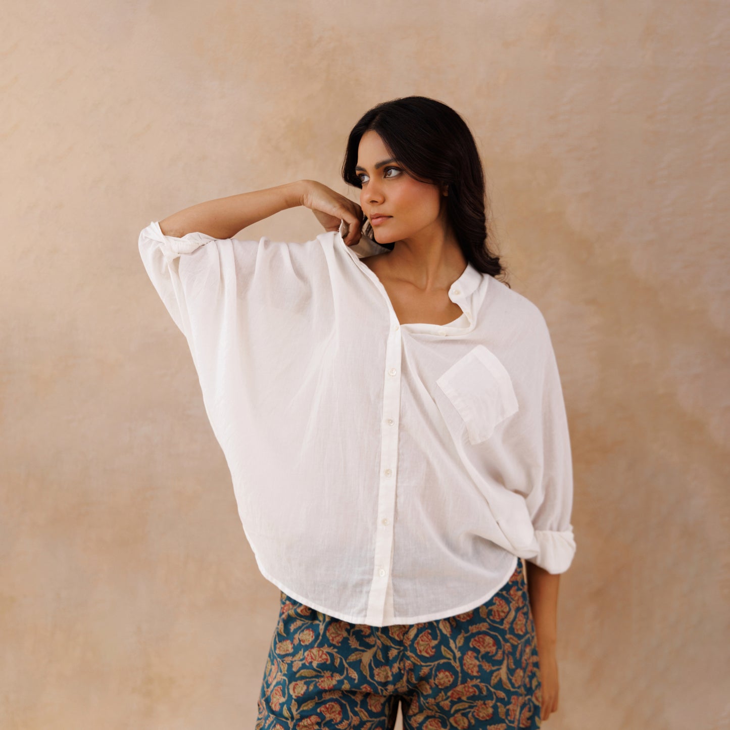 Batwing Shirt - White