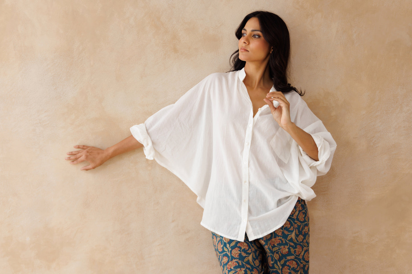 Batwing Shirt - White