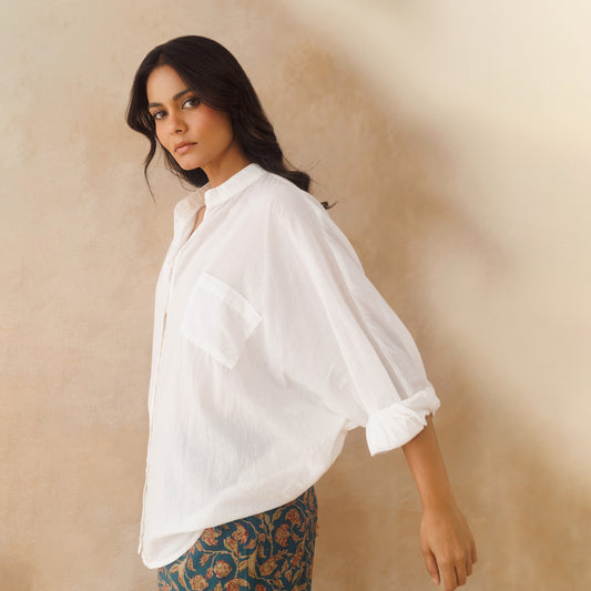 Batwing Shirt - White
