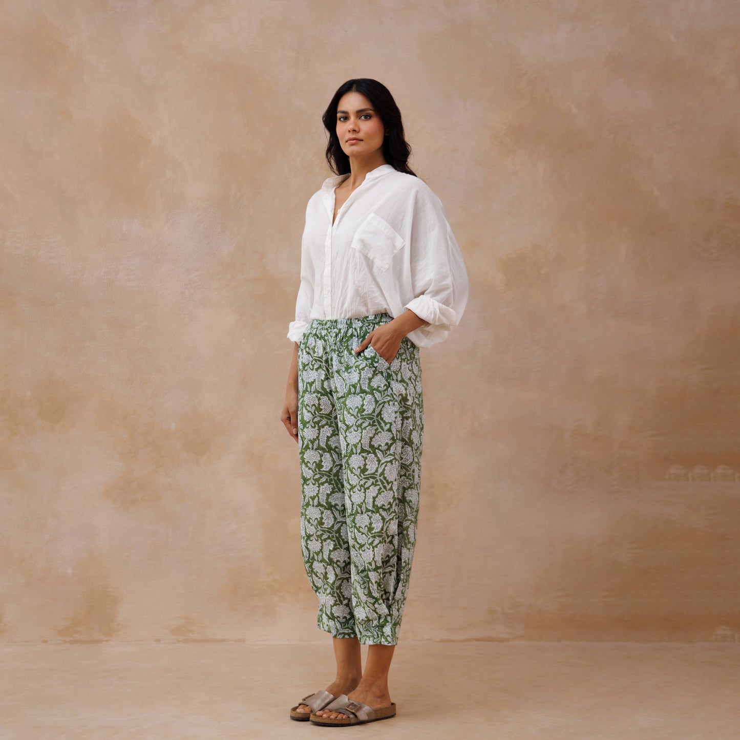 Sunday pant - Green Summer