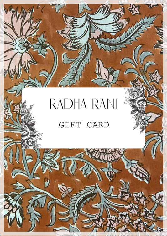Gift Voucher - RADHARANI